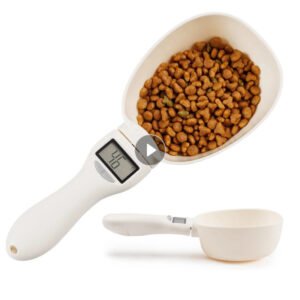Measure Spoon Pet Food Scale Cat Feeding General Electronic Bowl