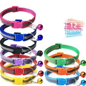 Adjustable Reflective Pet Dog Cat Collar