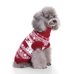 Cute Dog Christmas Clothes Warm Sweater