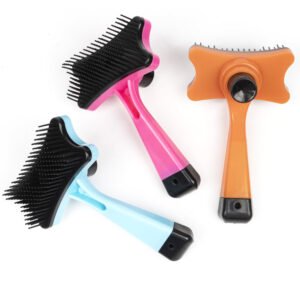 Dog Cat Hair Removal Comb Brush Plastic Pet Grooming Products