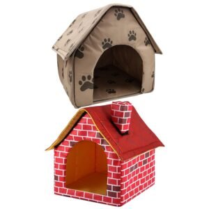 Pet Dog Bed Foldable Dog House Small Footprint Pet Bed Tent