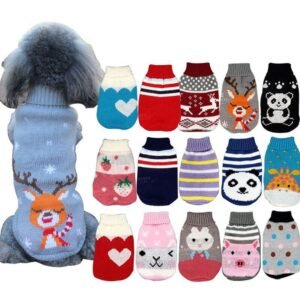 Pet Dog Sweaters Clothes Autumn Winter Warm Sweater