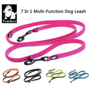 7 In 1 Multi-Purpose Adjustable Dog Lead Hand Pet Training Leash