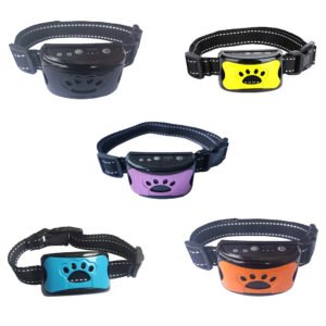 Ultrasonic Pet Dog Anti Barking USB Electric Dogs Training Collar