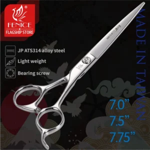 Fenice 7.0/7.5/7.75 Inch Pets Dog Grooming Cutting Scissors JP ATS314 Stainless Steel Straight Shears Groomer Tools